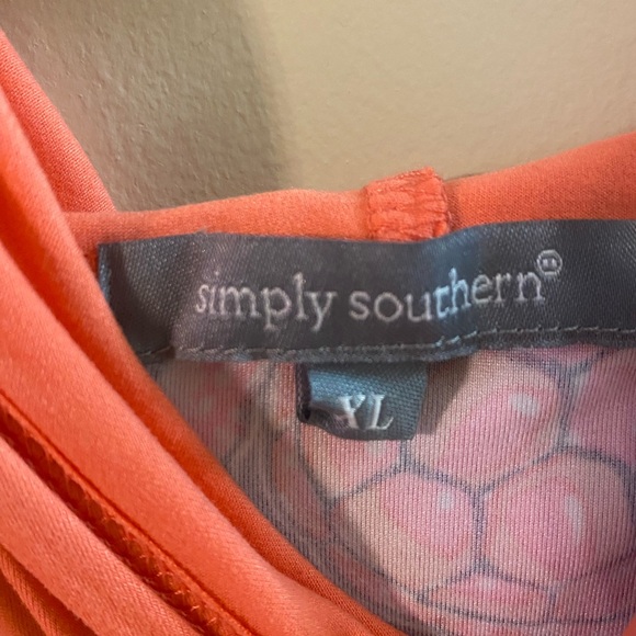 Simply Southern Lightweight Hoodie Turtles XL NWOT - Picture 3 of 4